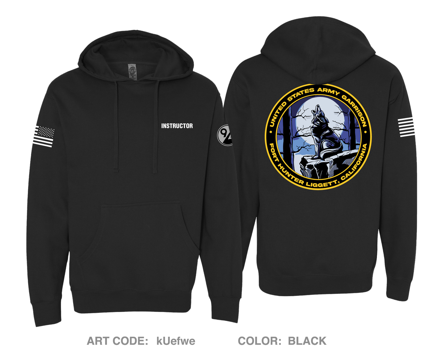 102D Training Division Comfort Unisex Hooded Sweatshirt - kUefwe
