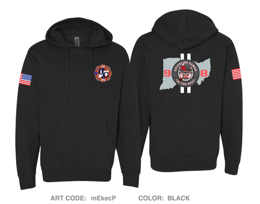 Union City Fire Comfort Unisex Hooded Sweatshirt - mEkecP