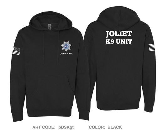 Joliet Police K9 Unit Comfort Unisex Hooded Sweatshirt - pDSKgt
