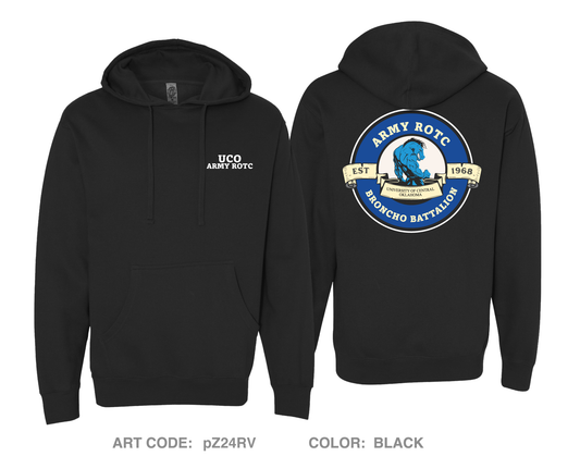 UCO Army ROTC Comfort Unisex Hooded Sweatshirt - pZ24RV