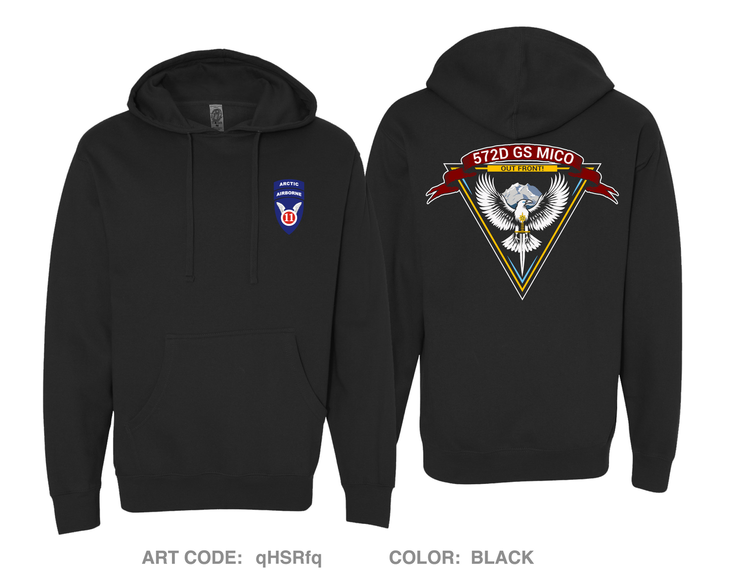 572D GS MI CO Comfort Unisex Hooded Sweatshirt - qHSRfq