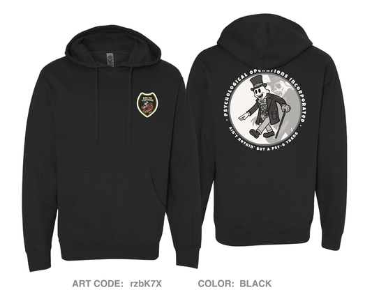 SOCAF PSYOP PDD Comfort Unisex Hooded Sweatshirt - rzbK7X