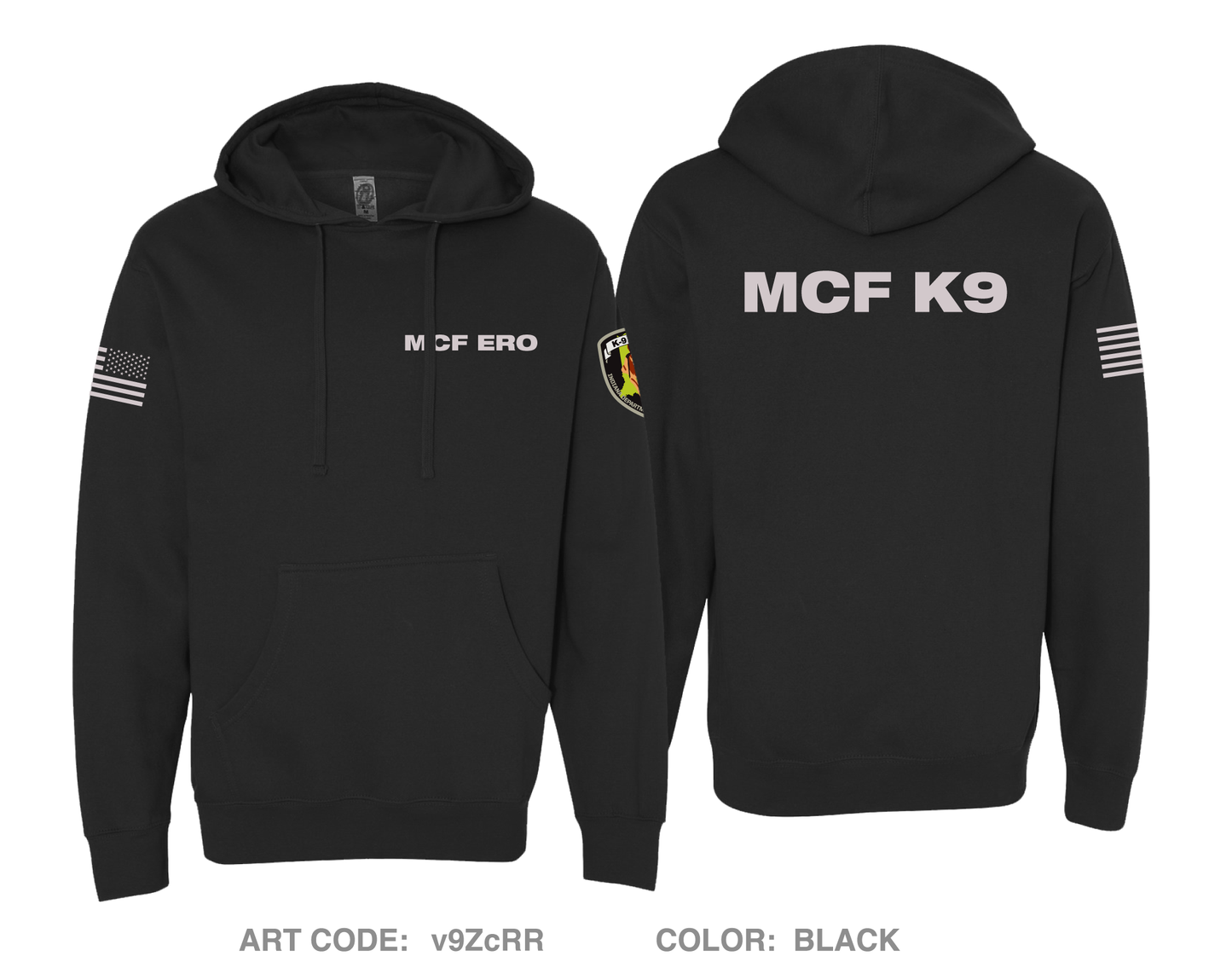 MCF K9 Comfort Unisex Hooded Sweatshirt - v9ZcRR
