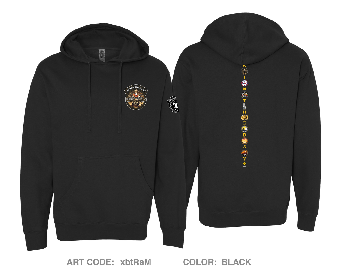 Alamo Warriors Comfort Unisex Hooded Sweatshirt - xbtRaM