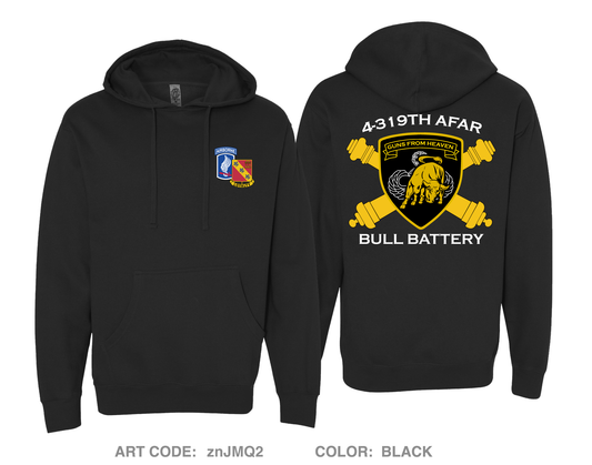 Old Bull battery 4-319 Comfort Unisex Hooded Sweatshirt - znJMQ2