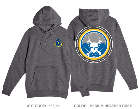 2-504th PIR Comfort Unisex Hooded Sweatshirt - 56Fjp5