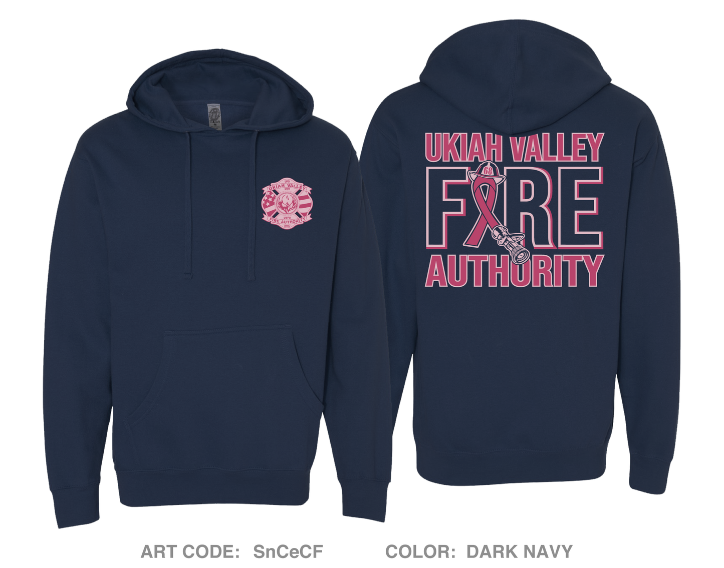 Ukiah Local 3686 Comfort Unisex Hooded Sweatshirt - SnCeCF