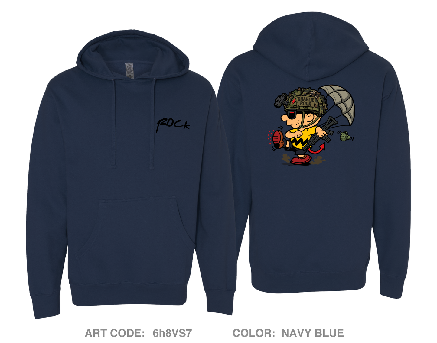 C Co 1-508 PIR, 3 BCT, 82nd ABD Fundraising Collection Comfort Unisex Hooded Sweatshirt - 6h8VS7