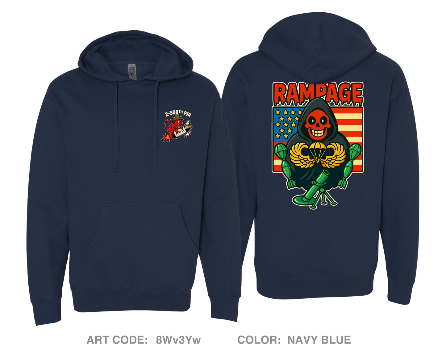 2-508 PIR Comfort Unisex Hooded Sweatshirt - 8Wv3Yw