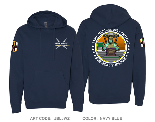 756TH MEDICAL DETACHMENT Comfort Unisex Hooded Sweatshirt - JBLJWZ