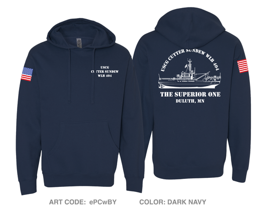 USCGC Sundew WLB 404 Comfort Unisex Hooded Sweatshirt - ePCwBY