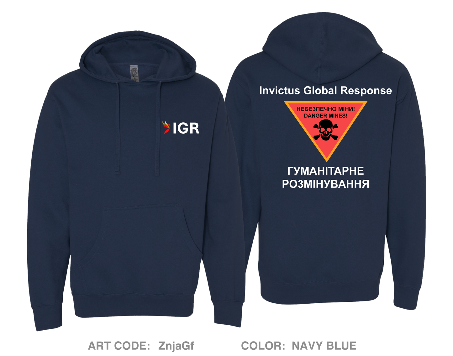 Invictus Global Response Comfort Unisex Hooded Sweatshirt - ZnjaGf