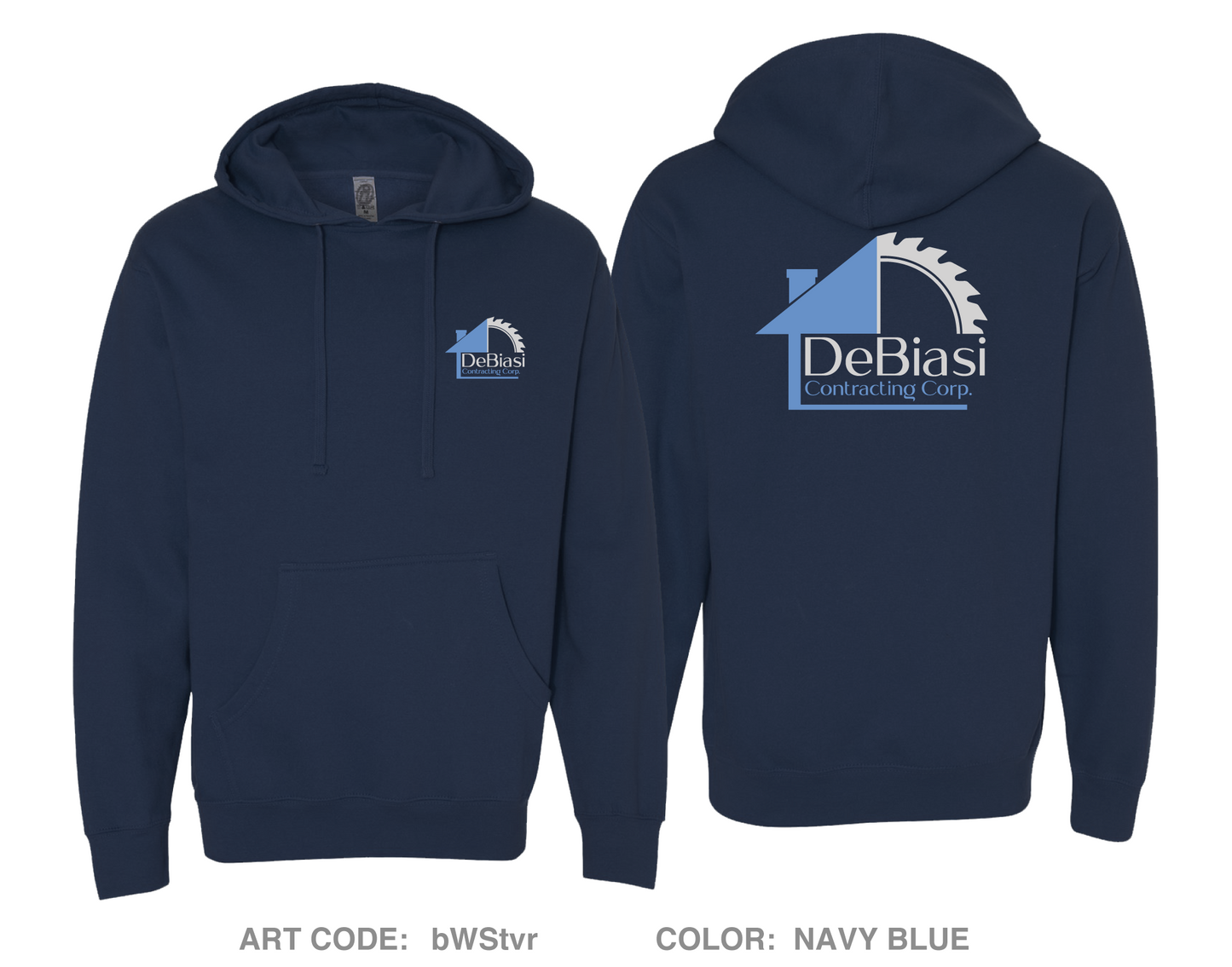 DeBiasi Contracting Corp Comfort Unisex Hooded Sweatshirt - bWStvr