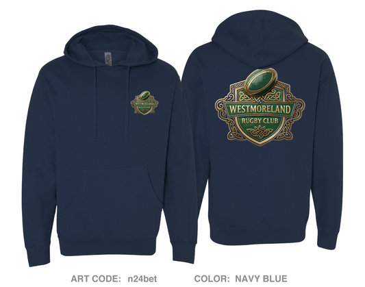 Westmoreland Rugby Club Comfort Unisex Hooded Sweatshirt - n24bet