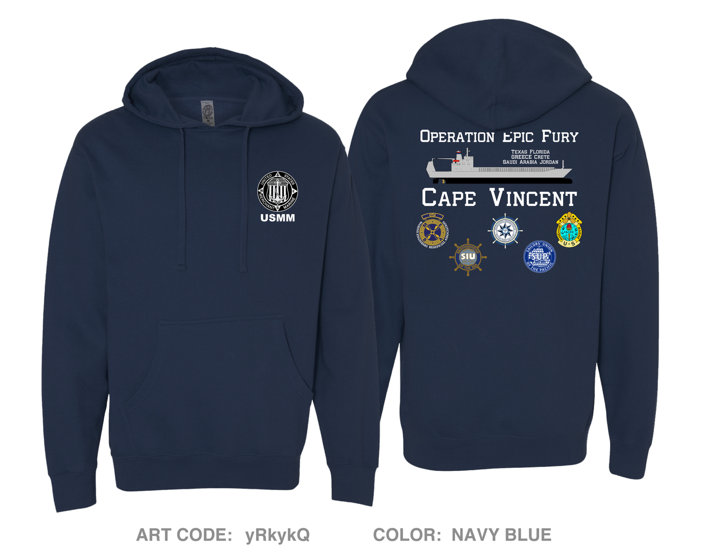 Cape Vincent Comfort Unisex Hooded Sweatshirt - yRkykQ