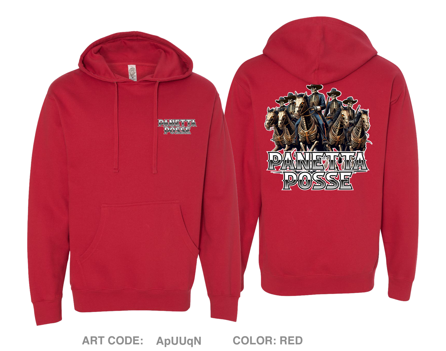 Panetta Posse Comfort Unisex Hooded Sweatshirt - ApUUqN