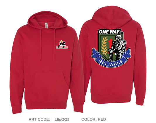 511th Quartermaster Company Comfort Unisex Hooded Sweatshirt - L6sQQ8