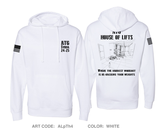 B Battery 2-218th FA Comfort Unisex Hooded Sweatshirt - ALpTh4