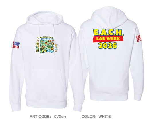 EACH LAB Comfort Unisex Hooded Sweatshirt - KVXcrr