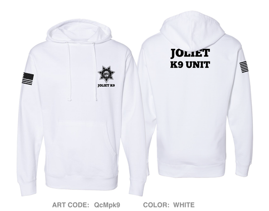 Joliet Police K9 Unit Comfort Unisex Hooded Sweatshirt - QcMpk9