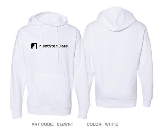 Next Step Care Comfort Unisex Hooded Sweatshirt - bssWNT