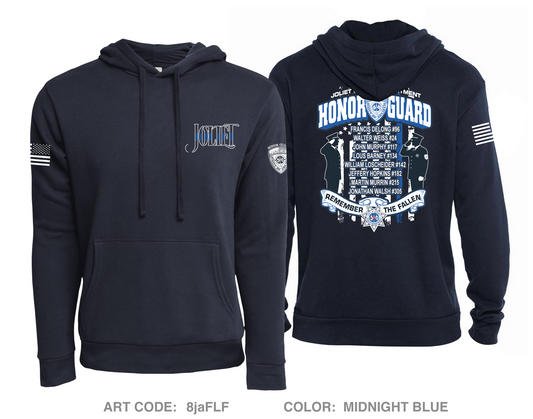 Joliet Police Dept Fundraising Collection Comfort Unisex Hooded Sweatshirt - 8jaFLF