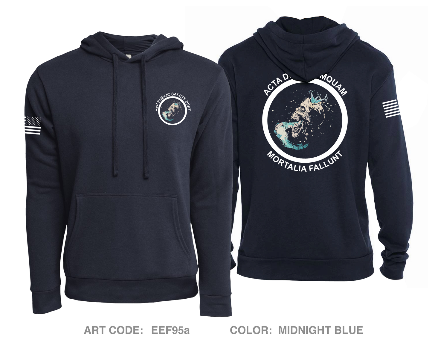 AVP Public Safety Dept Comfort Unisex Hooded Sweatshirt - EEF95a
