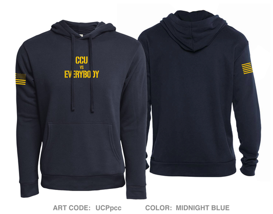 CCU Comfort Unisex Hooded Sweatshirt - UCPpcc