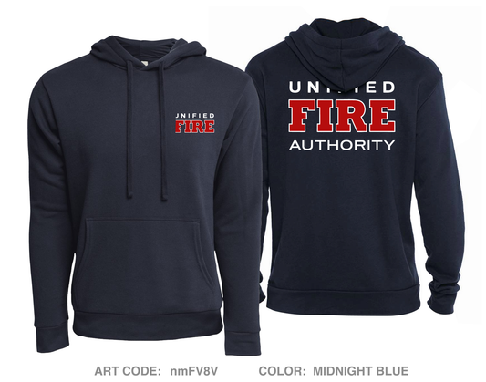 Unified Fire Authority Comfort Unisex Hooded Sweatshirt - nmFV8V