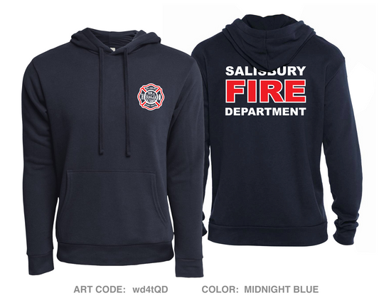 Salisbury Fire Rescue Comfort Unisex Hooded Sweatshirt - wd4tQD
