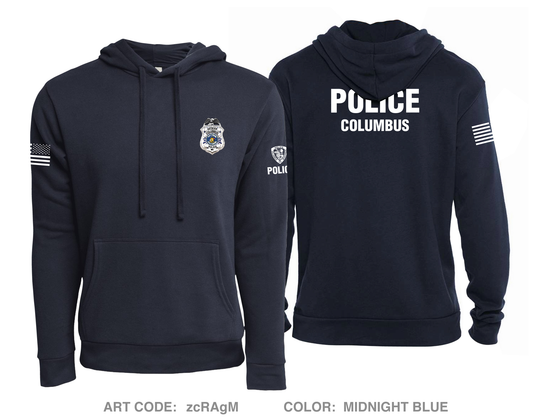 POLICE Comfort Unisex Hooded Sweatshirt - zcRAgM