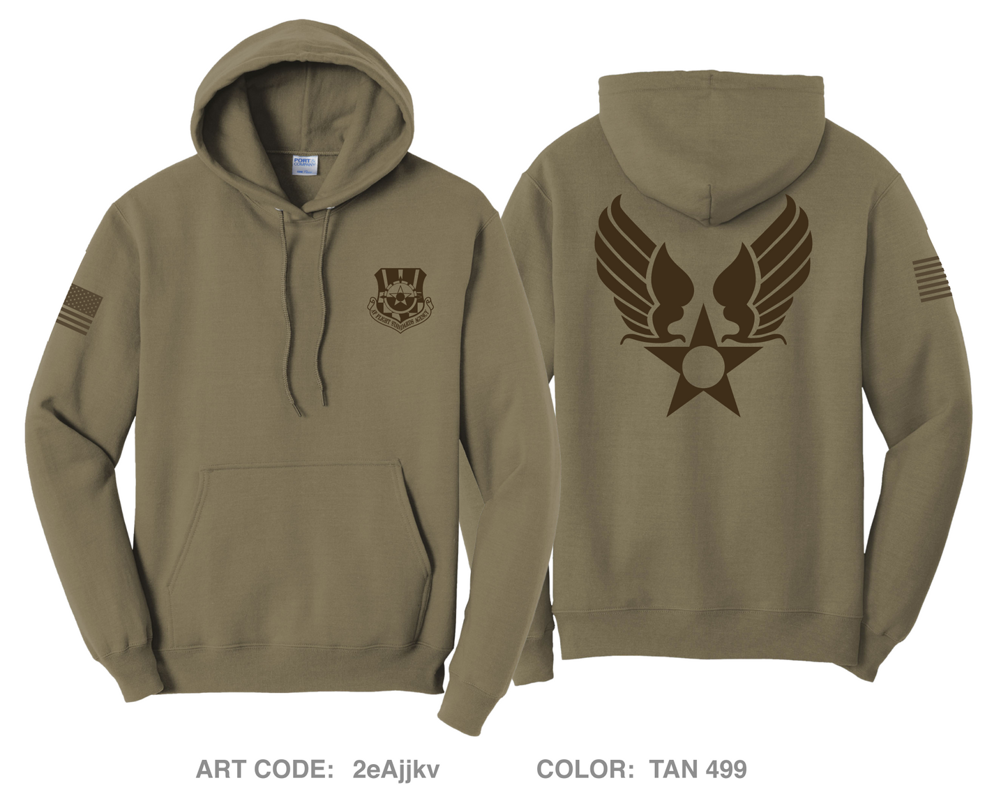 Headquarters Air Force Flight Standards Agency Fundraising Collection Comfort Unisex Hooded Sweatshirt - 2eAjjk