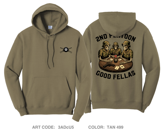 2nd platoon Blackout Comfort Unisex Hooded Sweatshirt - 3ADcU5