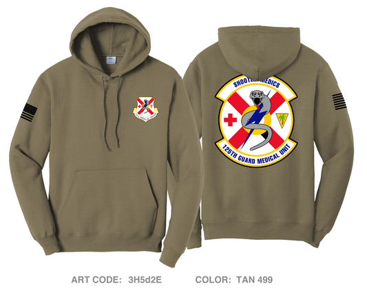 125 Medical Group Comfort Unisex Hooded Sweatshirt - 3H5d2E