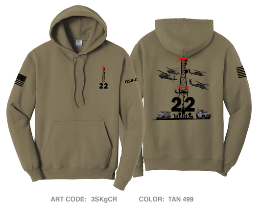 Tower 22 Comfort Unisex Hooded Sweatshirt - 3SKgCR