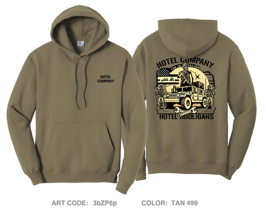 Hotel Company Comfort Unisex Hooded Sweatshirt - 3bZP6p