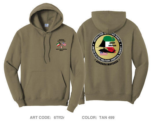586th Field Hospital Comfort Unisex Hooded Sweatshirt - 6Tff2r