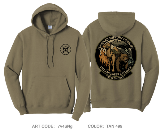 FSC 579 EN BN Fundraising Collection Comfort Unisex Hooded Sweatshirt - 7v4uNg
