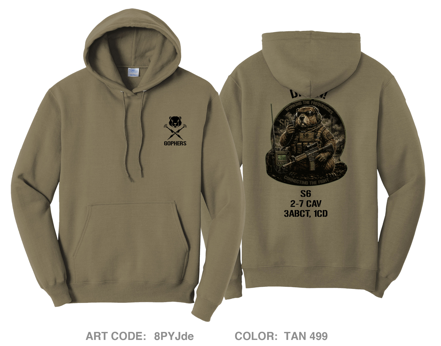 S6, 2-7 CAV Comfort Unisex Hooded Sweatshirt - 8PYJde