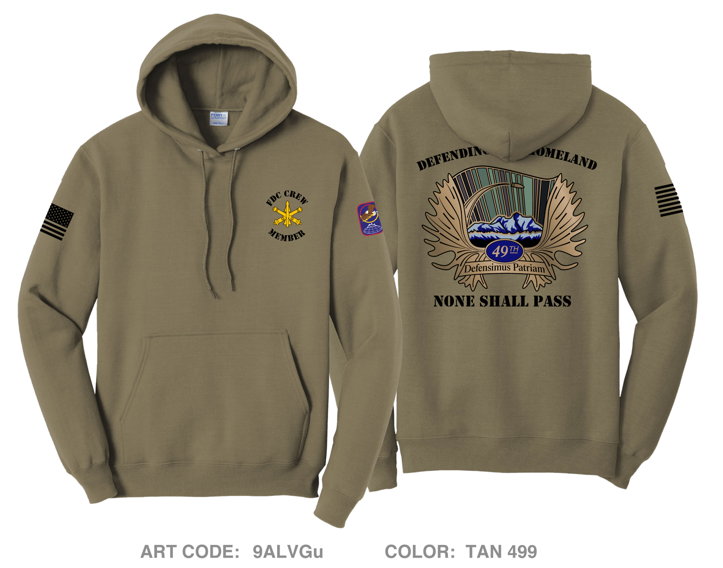 49th Missile Defense Battalion Comfort Unisex Hooded Sweatshirt - 9ALVGu