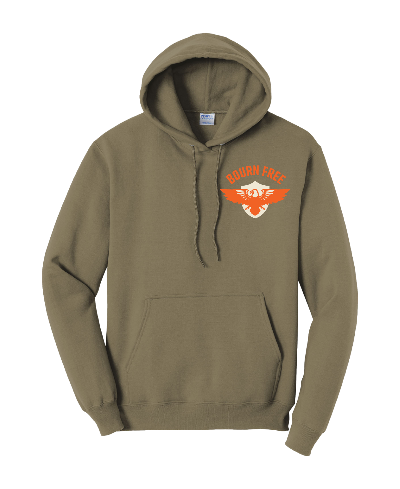 Bourn Free Comfort Unisex Hooded Sweatshirt - Unity.Resilience.Transformation