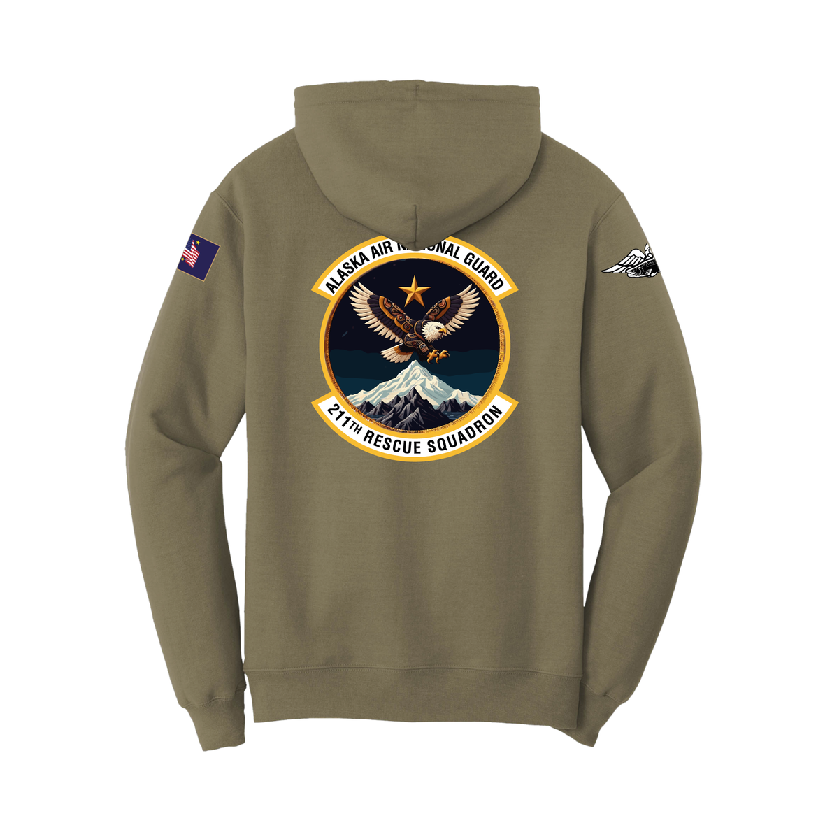 211th Comfort Unisex Hooded Sweatshirt - Air National Guard (Mountain)