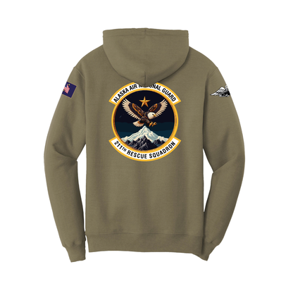 211th Comfort Unisex Hooded Sweatshirt - Air National Guard (Mountain)