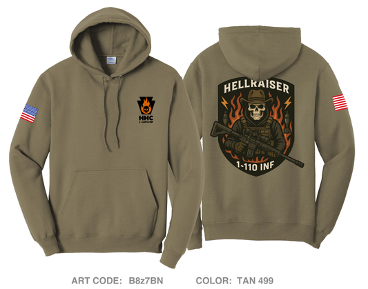 HHC/1-110 IN Comfort Unisex Hooded Sweatshirt - B8z7BN