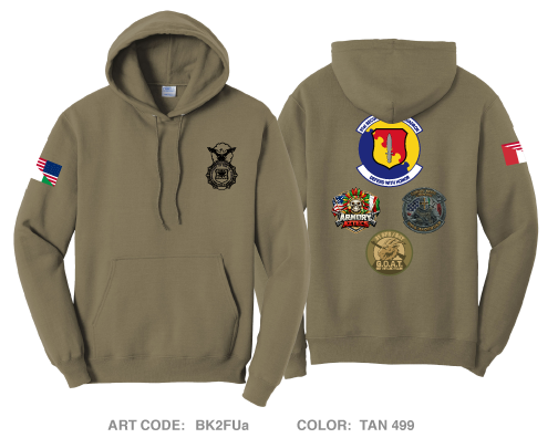 31st SFS/S4 Comfort Unisex Hooded Sweatshirt - BK2FUa