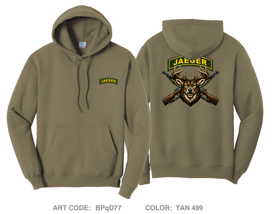3rd Plt Bull Troop Comfort Unisex Hooded Sweatshirt - BPqD77