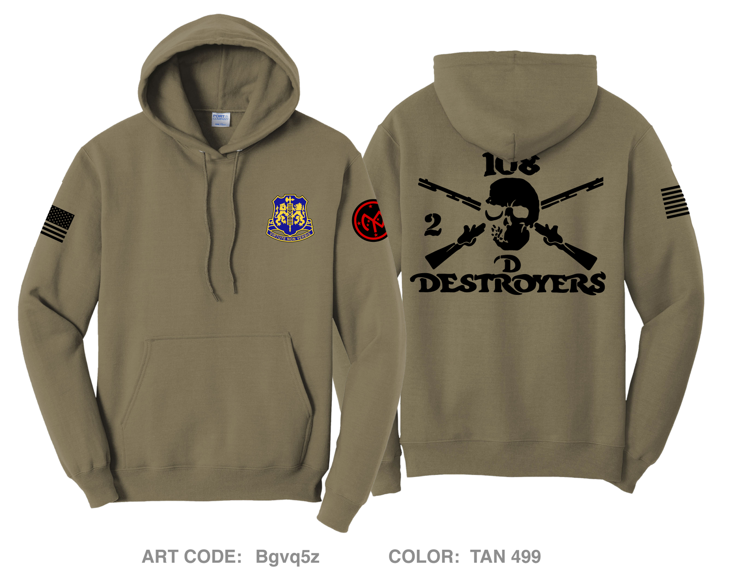 2-108 IN Comfort Unisex Hooded Sweatshirt - Bgvq5z
