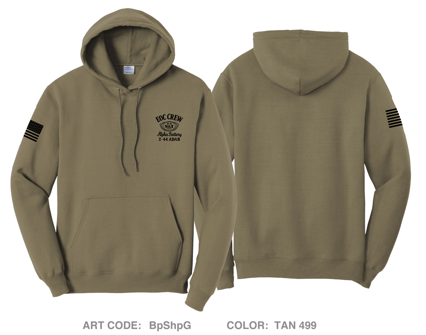 EOC 7 Comfort Unisex Hooded Sweatshirt - BpShpG