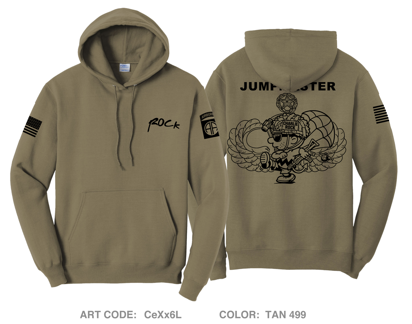 C Co 1-508 PIR, 3 BCT, 82nd ABD Fundraising Collection Comfort Unisex Hooded Sweatshirt - CeXx6L