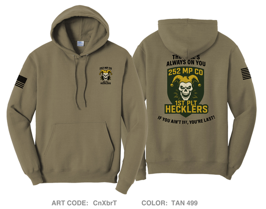 252 Military Police Company/1st Platoon Comfort Unisex Hooded Sweatshirt - CnXbrT